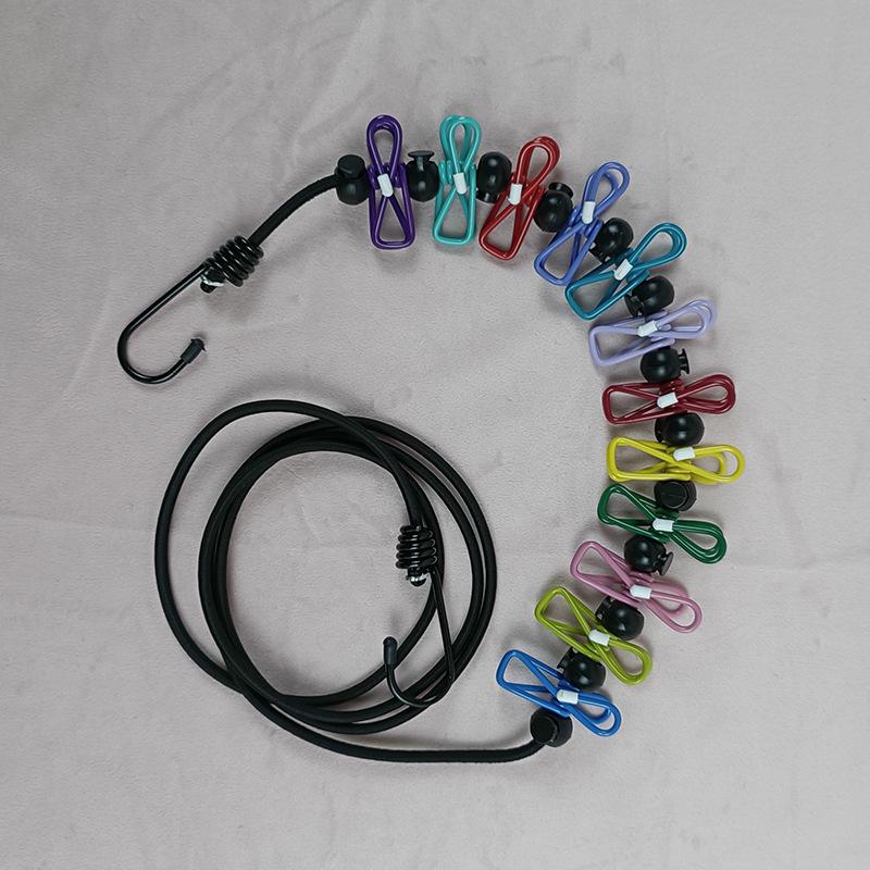 Portable Windproof Outdoor Clothesline - Travel-Friendly Drying Rope for Clothes and Quilts