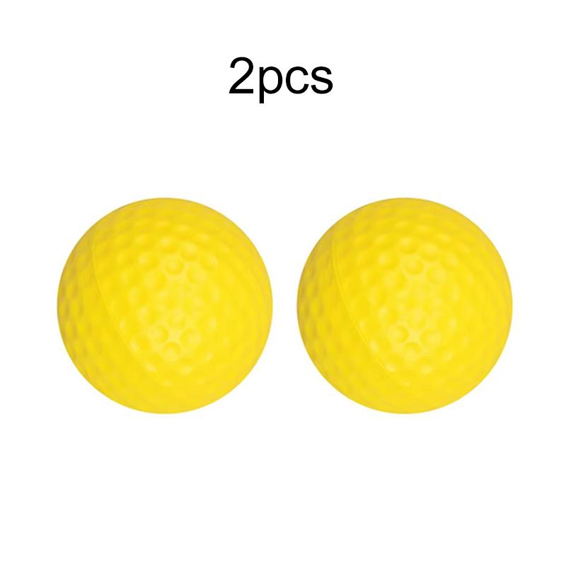 2~10pcs Practice Foam Golf Balls Yellow Indoor Sports Soft Ball Durable Suitable for Beginners Backyard Outdoor Training TMZ