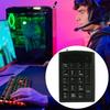 USB Numerics Keyboards With 18 Silents Button Deskstop Number Pad For Laptop Desktop Office