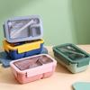 Mehrteiliger Lunchbehälter mit versiegeltem Deckel, Kunststoff, mikrowellengeeignet, zur Trennung von heißen und kalten Speisen