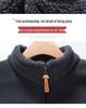 Men's Double-Sided Fleece Windbreaker Hoodie for Autumn/Winter