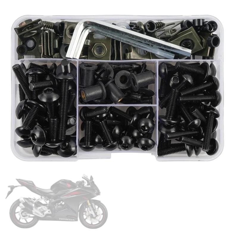 Complete Fairing Bolt Nut Screw Kit Fairing Bolt Screws For Yamaha TDM 850 900/A TMAX 500/530 SX/DX SRV250 SRX 400 600 TDR250