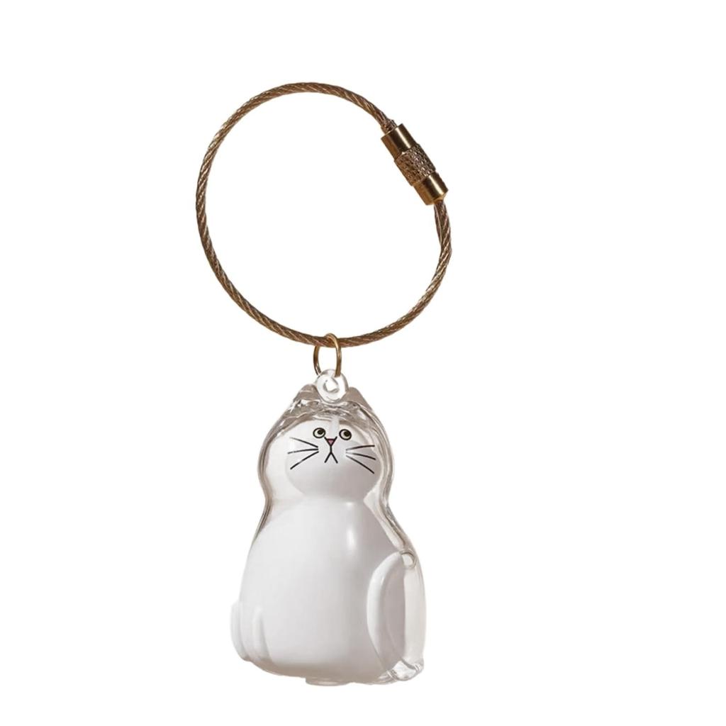 Transparent Cat Hair Storage Box Hanging Decoration Twisted Egg Cat Hair Storage Capsule