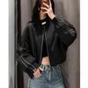 Womens Oversized Baseball Jacket 2026 Casual Chic Streetwear Coat Loose Fit Stand Collar Zip-Up