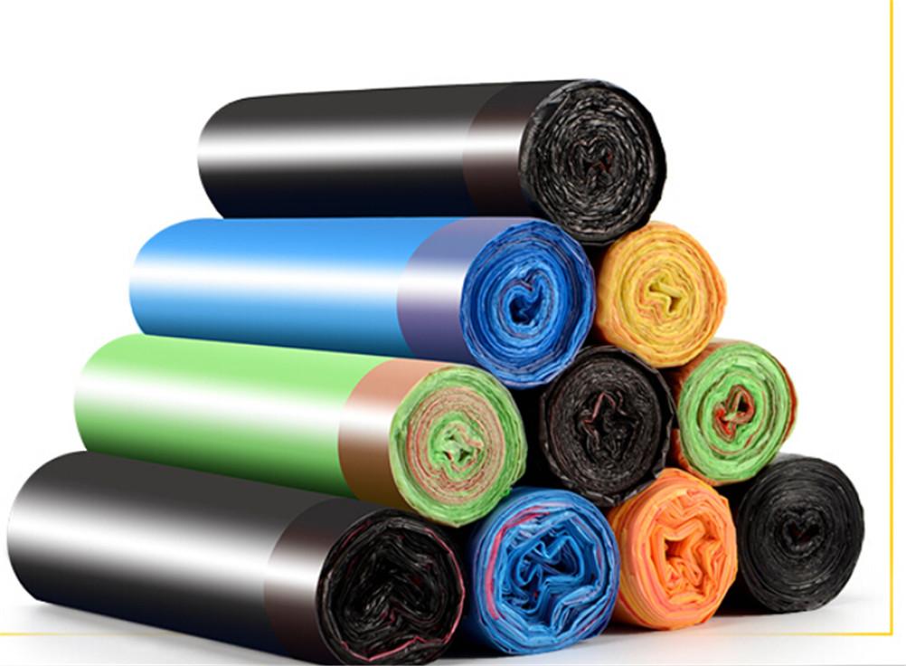 1 Rotolo 15 Pezzi Sacchi Rifiuti Cucina Toilette Spazzatura Pulizia Rifiuti Casa Robusti