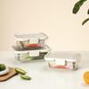 LOCK&LOCK Glass Food Storage Containers with Stainless Steel Lids