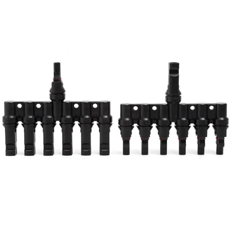 PV Connector T Type Parallel Connection Solar Panel System Waterproof Connector Branch Two Pieces Solar Cell Connect Plug