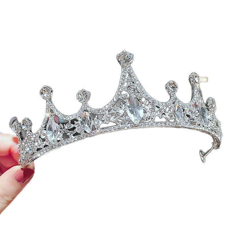 Dívčí princeznovská korunka sponka do vlasů ozdoba hlavy - Dětské vlasové doplňky na narozeniny a vystoupení