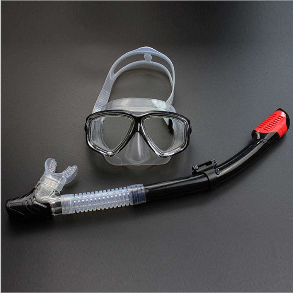 Schnorchel Kinder Set Voll Trocken Taucherbrille