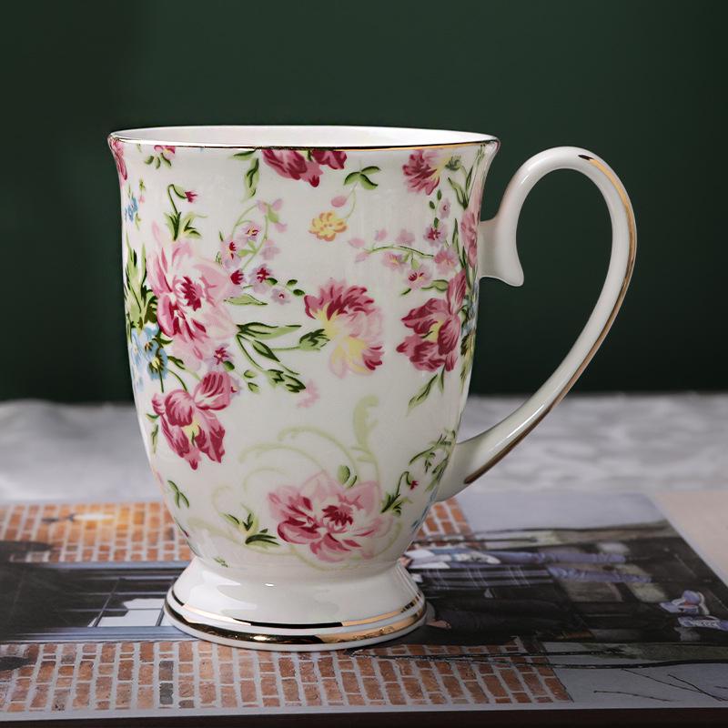 Bone China Coffee Mug Gift Set - Customizable Logo Options, Various Styles