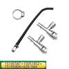 Replacement Heater Hose Kit for Full Size SUV Cooling Service, Aluminum Tees Connector Assembly with Clamp for Vehicle Applications 5145587 15051852
