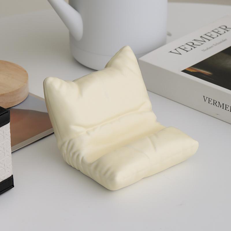 Creative Folding Sofa Desktop Ornaments Mobile Phone Bracket Office Living Room Decoration Ornaments Home Bedroom Decoration