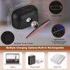 USB Rechargeable 360° Rotating Touch Wall Lamp with Remote & Color Changing for Bedroom