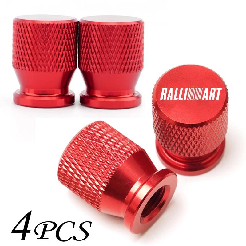 

For Mitsubishi Ralliart 2010 2022 Lancer Ralli Art 9 10 Asx Car Accessories Wheel Tire Valve Waterproof Caps Tyre Stem Covers