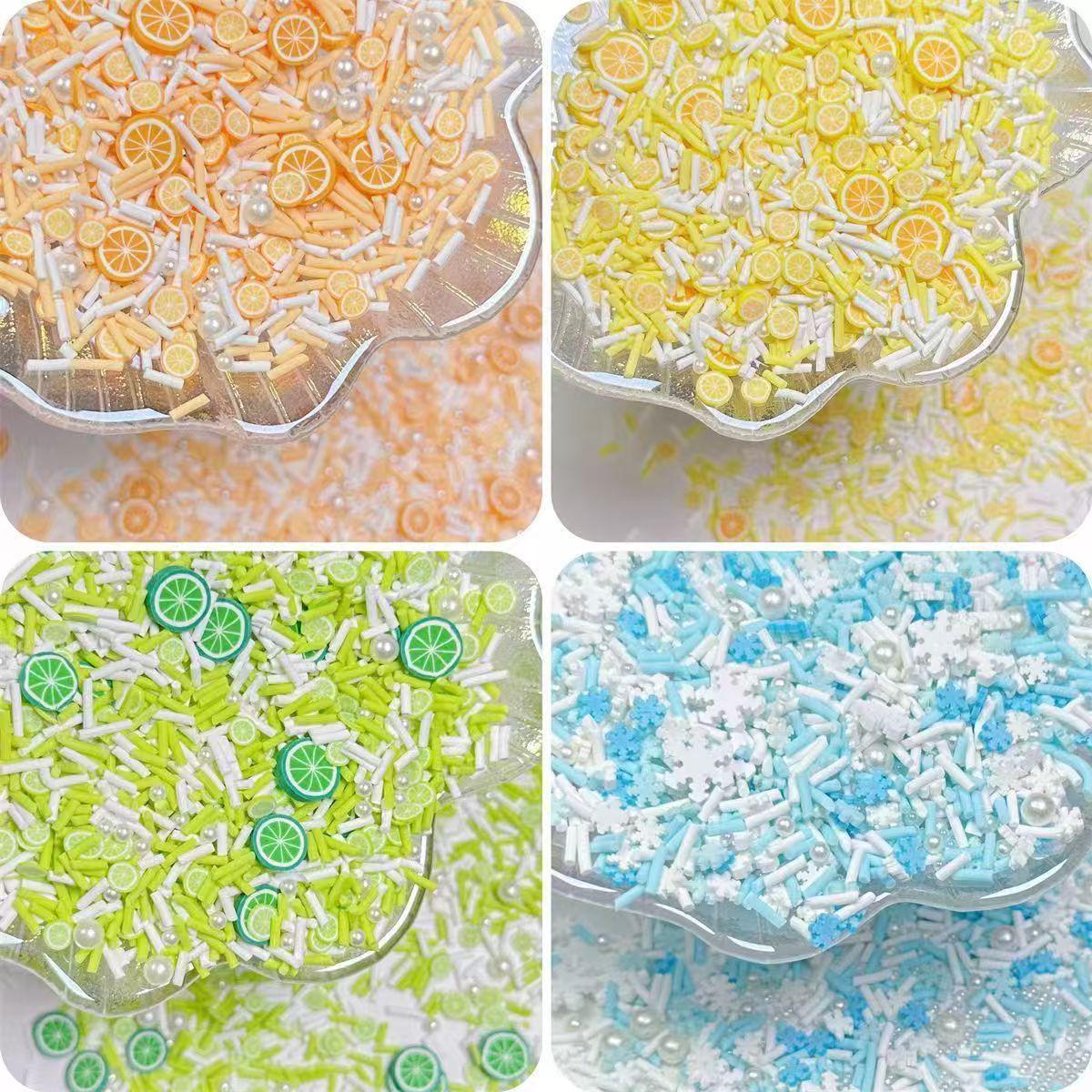 

Набор для украшения чехла для телефона из полимерной глины в виде конфет 10g