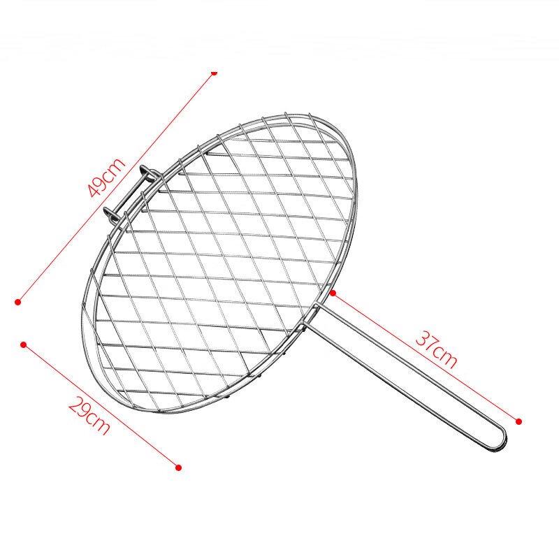 Large Double-sided Outdoor BBQ Fish & Meat Grill Basket