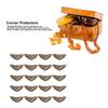 40pcs Iron Box Corner Protectors Bronze Furniture Corner Guard Corner Protectors  Wooden Chest