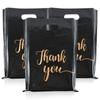 100 Pcs Plastic Thank You Packaging Bag Waterproof Tote Bag Gitf Bag Shopping Bag  Wedding