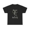 Social Anxiety Graphic TShirt Comfy Cotton Tee Brand NEW Unisex T-Shirt