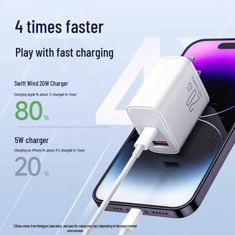 Nengshi 20W Dual Port PD Fast Wall Charger