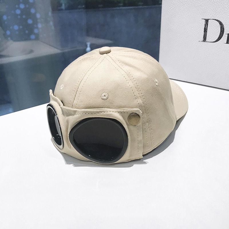 Fashion Snapback Hat Glasses Goggles Baseball Cap Unisex Aviator Pilot Men Women Caps Hats
