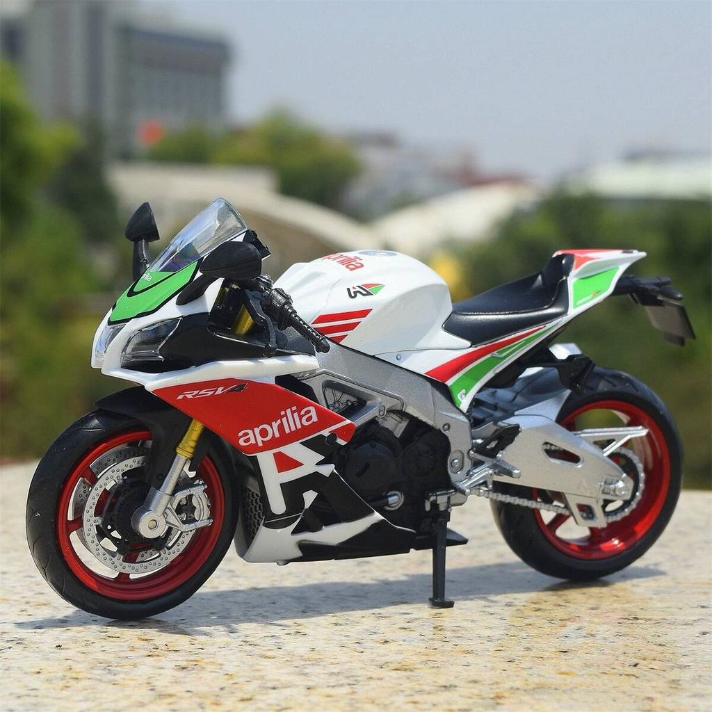 MotoGP Aprilia RSV4 RR1000 Racing Motorcycle Simulation Exquisite Diecast & Toy Vehicle RMZ City 1:12 Alloy Collection Model