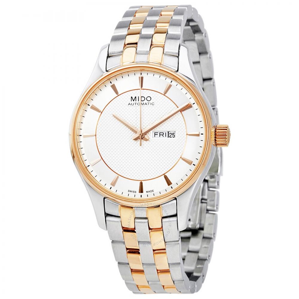 Mido Belluna Automatic Silver Dial Ladies Watch M0012302203191