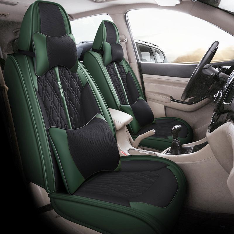 Fundas de Asiento de Cuero Envolvente Completo Baojun 730 para 7 Plazas (2+2+3), Cojines para todas las estaciones.