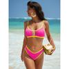 Fashion and Comfort Beach Vacation Swimsuit Swimsuit Women Halter Split Sexy Bikini Swimsuit Fine Stitching In A Variety of Colors Beachwear