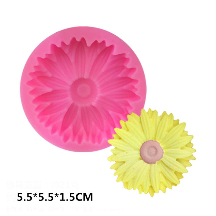 DIY Flower Shape Silica Gel Mold Soft Candy Craft Cake Candy Cake Baking Tool Mold Cake Decoration Tool
