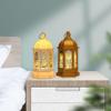 2 Stück LED Windlichter Ramadan Laternenlampe zum Aufhängen als Dekoration