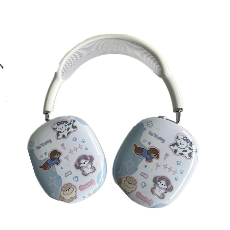 Cute Cartoon Film for AirPods Max Protective Case Apple Headgear Earmuffs Earphone Case