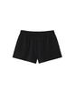 Lense Wide Sweat Shorts Black