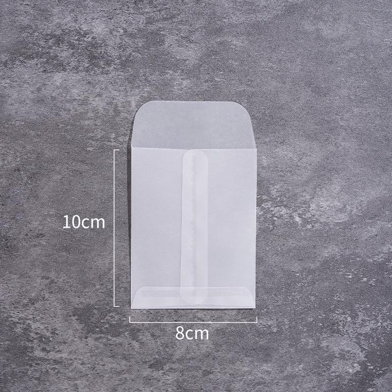 Elegant European Style Frosted Semi-Transparent Tracing Paper Envelopes for Artistic Postcards and Business Invitations