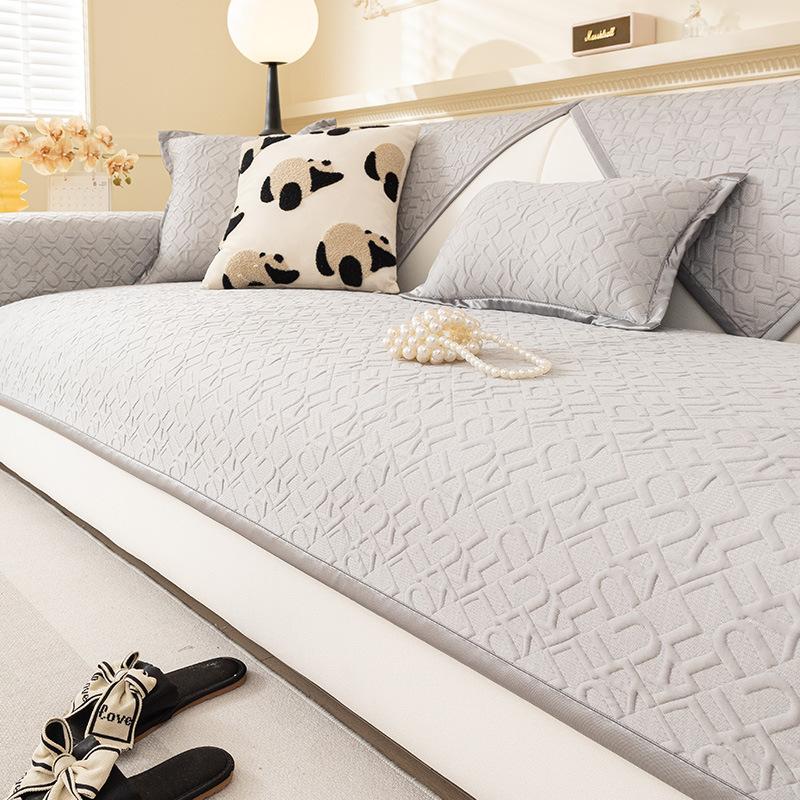 Air Yarn Sofa Cushion Universal In All Seasons, Simple And Modern High-End Seat Cushion, Non-Slip Sofa Cover, Sofa Cover