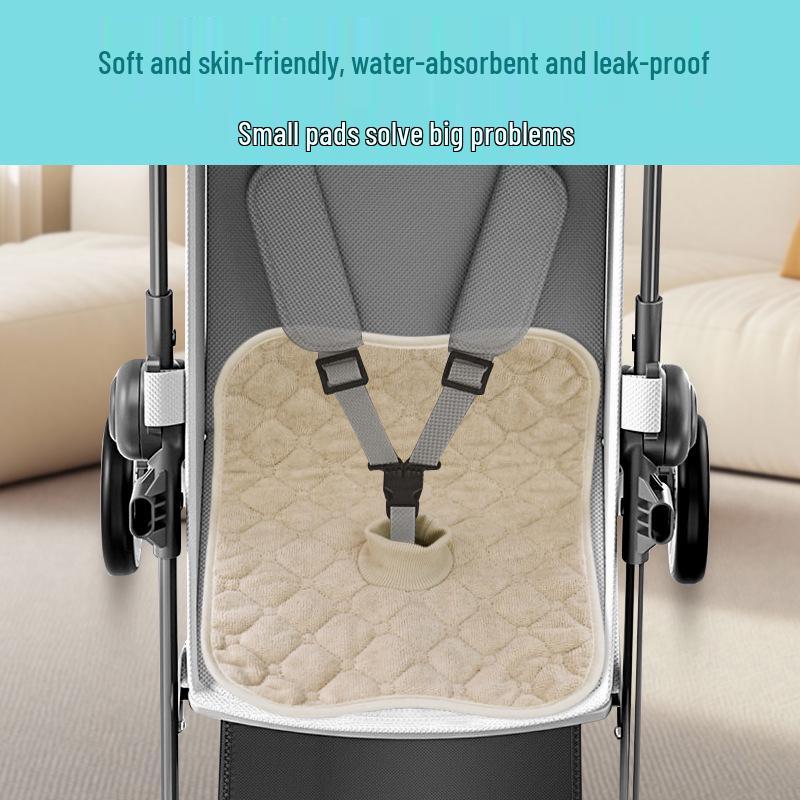 Wodoodporna, Chłonna, Miękka Poduszka Siedziska dla Niemowląt - Przyjazna dla Skóry, Oddychająca Podkładka na Krzesełko do Karmienia i Wózek