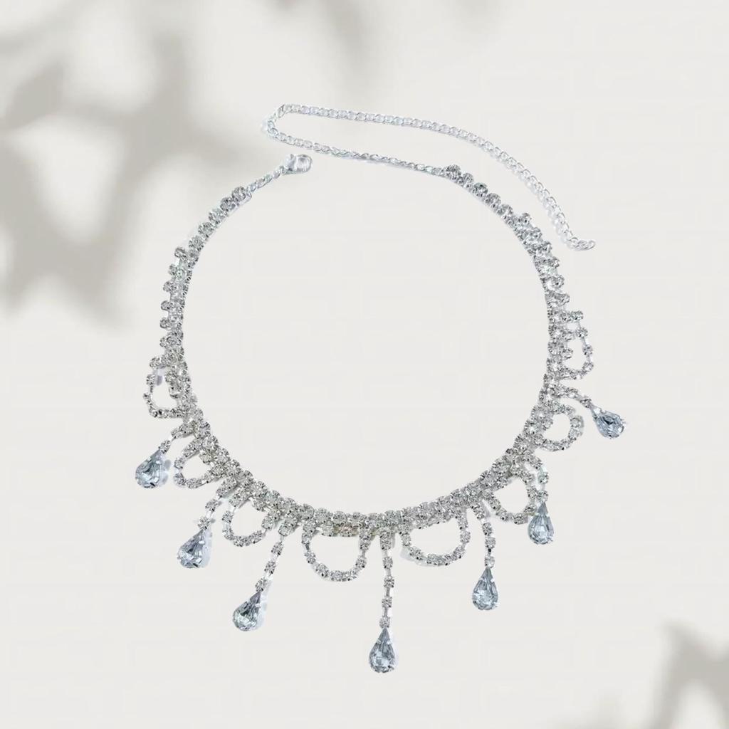 European and American High-End Diamond Choker Necklace