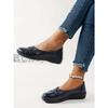Large Size Popular Minimalist Metal Badge Decoration, Lightweight, Comfortable, Fashionable and Versatile Women's Flat Loafers