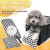 Anti Slip Center Console Dog Seat Universal Inner Seat Belt Height Increasing Seat Soft Pillow Cozy Anti-Collapse Seat Road Trip