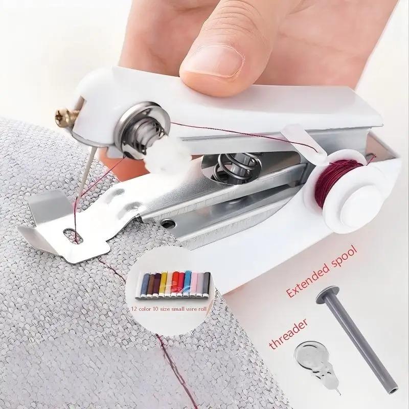 Manual Sewing Machine Portable Mini Cordless Stitch Machines Useful For DIY Household Clothes Leather Handheld Tools Accessories