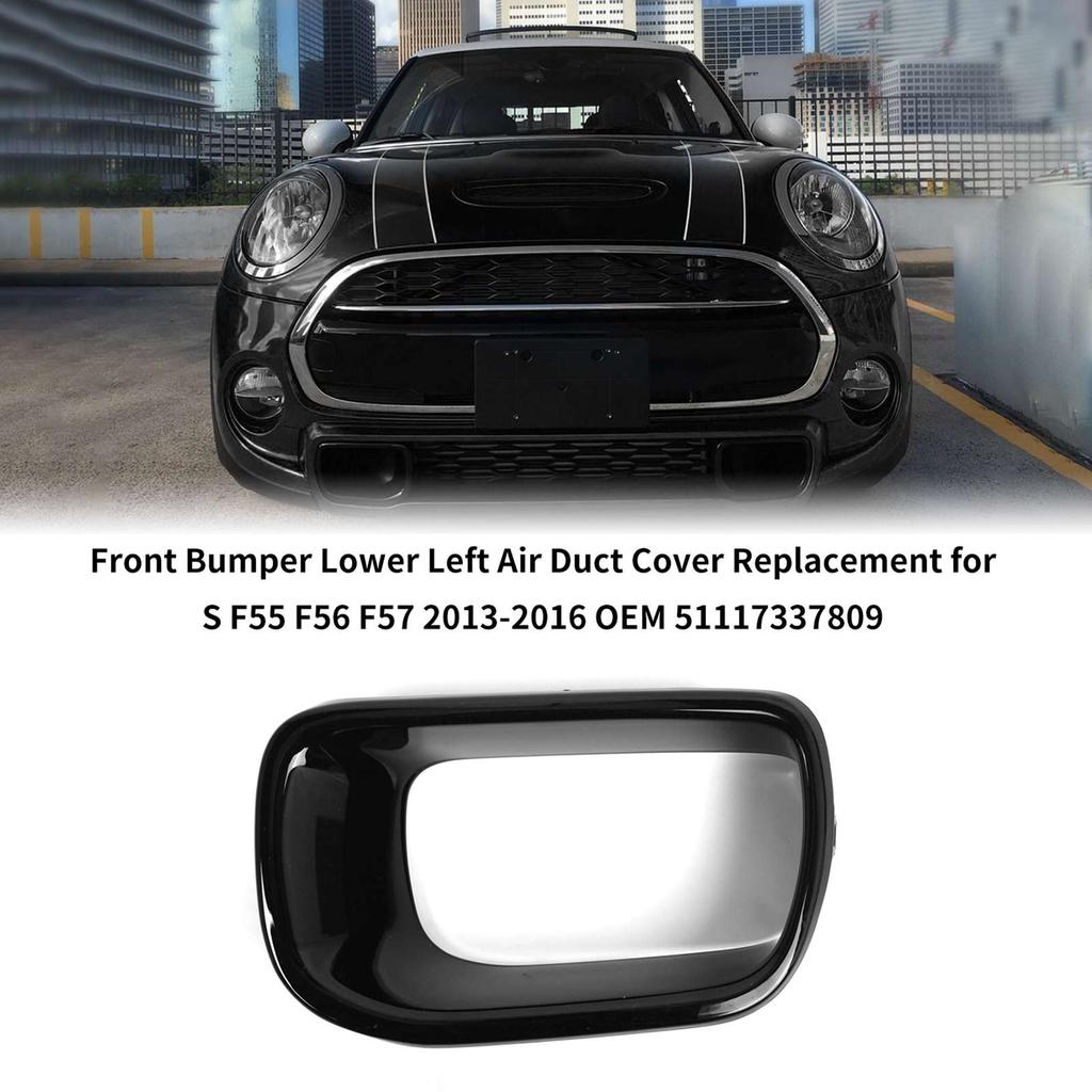 Front Bumper Lower Right Air Duct Cover Replacement for BMW MINI COOPER S F55 F56 F57 2013 2016 OEM 51117337810