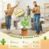Interactive Speaking Cactus Toy Singing Dancing and Repeating Voice Soft Plush Doll for Baby Tummy Time Entertainment