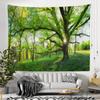 Natuur Bos Waterval Zee Wandtapijt Muur Achtergrond Doek Boomgat Kachel HD Hangend Doek Groot Formaat Wandtapijt Woondecoratie