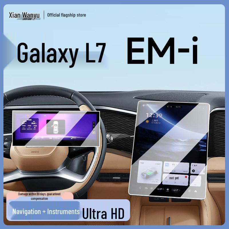 Geely 25 Galaxy L7 EMI Console Protective Tempered Screen Film