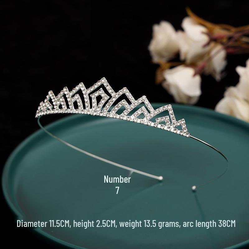 

Корейская принцесса Свадебный головной убор - Тиара королевы на 18-летие, свадьбу, сказочный головной убор для детей