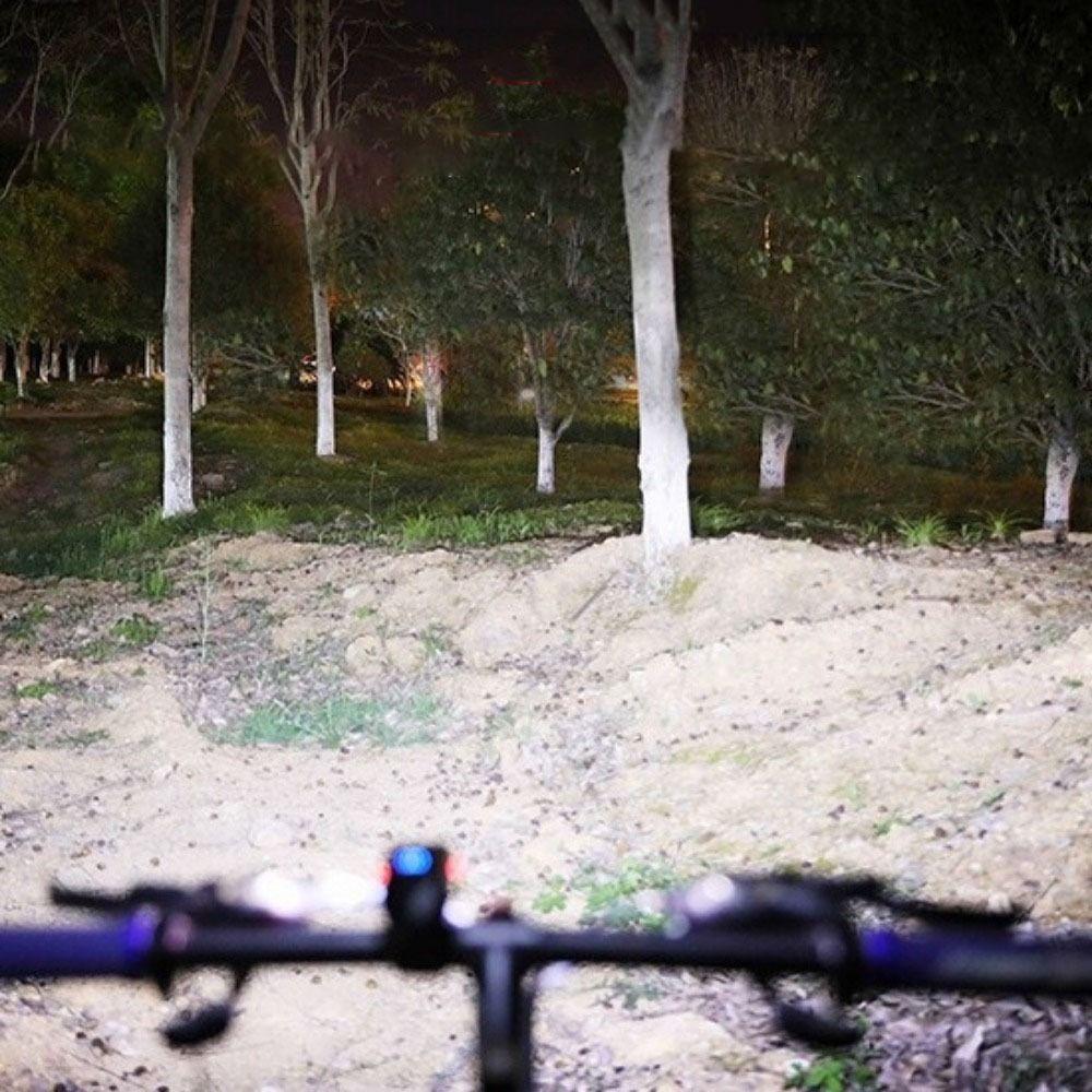 Aluminum Zinc Zinc Alloy MTB Road Bike Head Lamp Bright Light Bicycle Front Lamp  Outdoor Flash Light