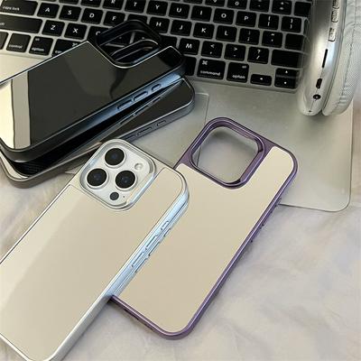 Luxury Mirror Case for iPhone 16 Pro 15 13 12 Pro Max 11 Acrylic PC Hardshell Fall Protection Cover