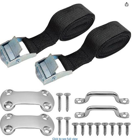"Stainless Steel 304 Adjustable Tension Buckle and Binding Plate for Marine Yacht Accessories."