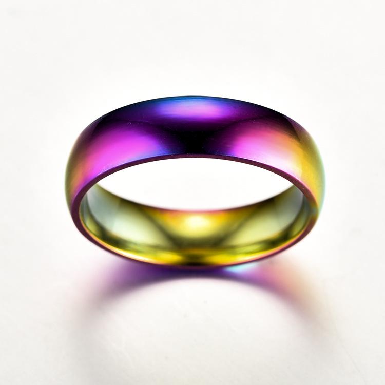 Stylish Simple Stainless Steel Ring: Popular Smooth Design for Couples - Trendy European & American Jewelry