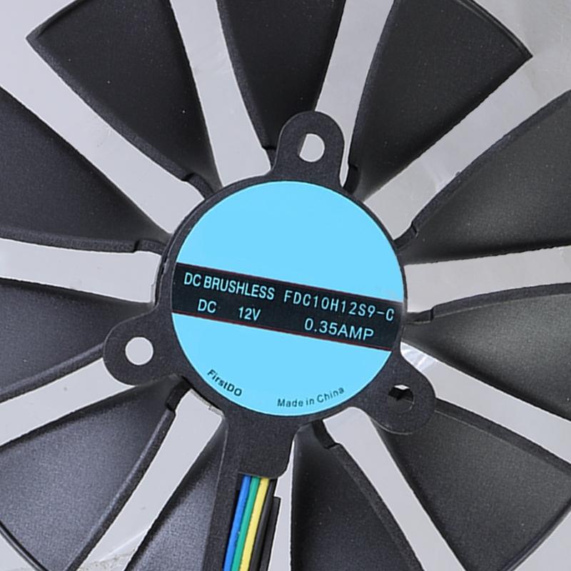 Wentylator chłodzący karty graficznej dla FDC10U12S9-C 2070 Karta graficzna Optymalny efekt chłodzenia 4/6/7-pinowy Cichy wentylator 87mm